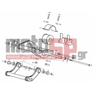 Derbi - GP1 250CC LOW SEAT 2007 - Body Parts - Engine Mount - 861043 - ***861043