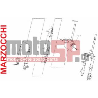 Derbi - GP1 50CC RACE E2 2006 - Suspension - FRONT FORK MARZOCCHI - 00G00200112 - ΠΑΞΙΜΑΔΙ