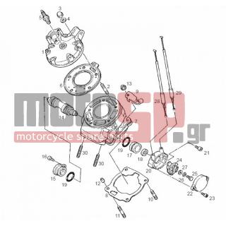 Derbi - GPR RACING-R 125cc E2 2006 - Engine/Transmission - Cylinder - 00M12502036 - ***00M12502036