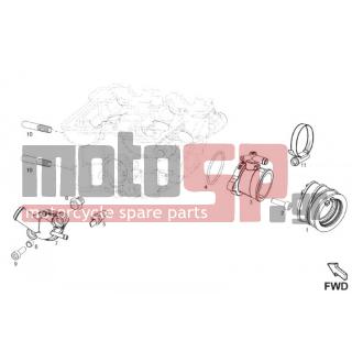 Derbi - MULHACEN 125 4T E3 2010 - Body Parts - Union - 879375 - Σφιχτήρας σωλήνα