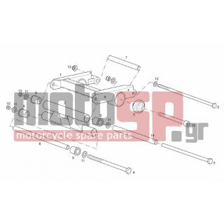 Derbi - RAMBLA 125cc-250cc E3 2009 - Engine/Transmission - engine mounting plate - AP8152018 - ΡΟΔΕΛΑ