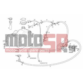 Derbi - RAMBLA 125cc-250cc E3 2009 - Body Parts - petrol tank