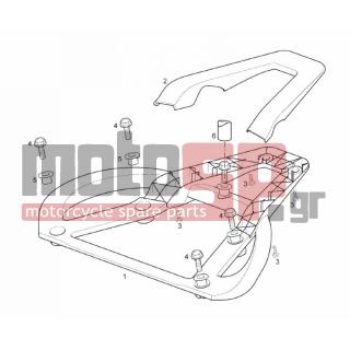 Derbi - RAMBLA 125cc-250cc E3 2009 - Body Parts - saddle - AP8152288 - ΒΙΔΑ M8x30* SHIVER 750