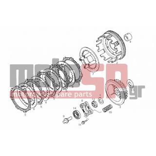 Derbi - SENDA R 125CC 4T 2007 - Κινητήρας/Κιβώτιο Ταχυτήτων - Clutch