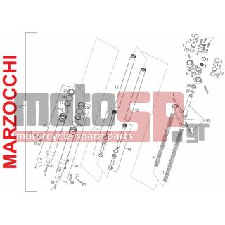 Derbi - SENDA R X-RACE E2 2009 - Αναρτήσεις - FRONT FORK MARZOCCHI - 00G00200112 - ΠΑΞΙΜΑΔΙ