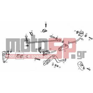 Derbi - SENDA R X-RACE E2 2007 - Brakes - rear brake - 00H01109081 - ΜΑΡΚΟΥΤΣΙ ΠΙΣΩ ΦΡΕΝΟΥ SMT
