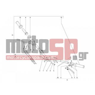 Derbi - SONAR 150 4T 2009 - Brakes - Send - brake master cylinders - 646833 - Μανέτα φρένου