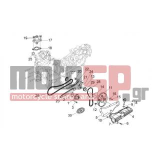 Derbi - VARIANT SPORT 125 4T E3 2012 - Engine/Transmission - OIL PUMP - 289731 - Βίδα με ροδέλα M6x30