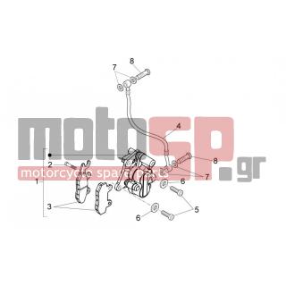 Derbi - VARIANT SPORT 125 4T E3 2012 - Brakes - Caliper FRONT I