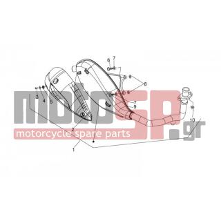 Derbi - VARIANT SPORT 125 4T E3 2012 - Electrical - exhaust system