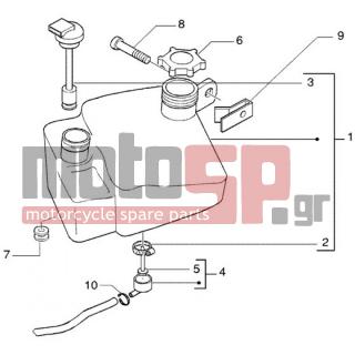 Gilera - DNA 2005 - Body Parts - mixing oil tank - 575249 - ΒΙΔΑ M6x22 ΜΕ ΑΠΟΣΤΑΤΗ