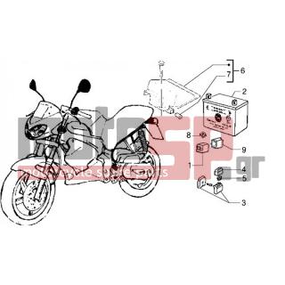 Gilera - DNA 50 < 2005 - Electrical - Battery-automatic switch - 970216 - Καπάκι μπαταρίας