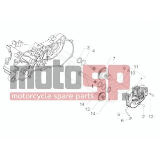 Gilera - DNA 50 2006 - Engine/Transmission - complex reducer - 197983 - ΚΑΠΑΚΙ ΤΡ ΜΠΡ ΔΙΑΚ VESPA COSA2-DΝΑ