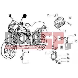 Gilera - DNA GP EXPERIENCE < 2005 - Electrical - Electrical devices - 31091 - Βίδα TE M6x22