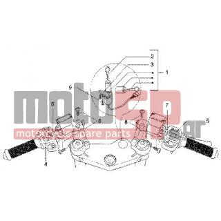 Gilera - DNA GP EXPERIENCE < 2005 - Electrical - Electrical devices - Ignition switch - CM068701 - Βάση στήριξης διάταξης ΔΞ