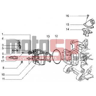 Gilera - DNA GP EXPERIENCE < 2005 - Engine/Transmission - Head and socket fittings - 288245 - ΠΑΞΙΜΑΔΙ