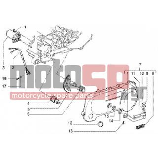 Gilera - DNA GP EXPERIENCE < 2005 - Electrical - IGNITION - STARTER LEVER - 831458 - ΑΞΟΝΑΣ ΜΑΝΙΒΕΛΑΣ SCOOTER 50-FREE 100