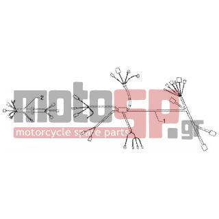 Gilera - DNA GP EXPERIENCE < 2005 - Electrical - CABLE GROUP - 583980 - Συγκρότημα καλωδίων πλαισίου