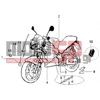 Gilera - DNA GP EXPERIENCE < 2005 - Engine/Transmission - transmissions - 16406 - Spring washer 6,4x11,8x1