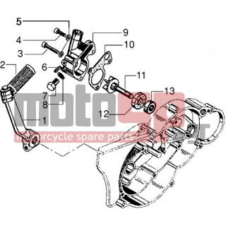 Gilera - EAGLET AUTOMATIC < 2005 - Electrical - start lever - 951936 - Βίδα
