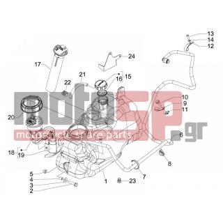 Gilera - FUOCO 500 E3 2013 - Body Parts - tank