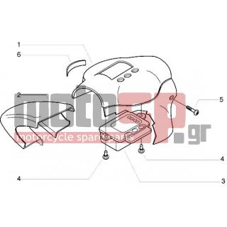 Gilera - ICE < 2005 - Electrical - steering-instrument parts Group - 297498 - ΒΙΔΑ M3x12
