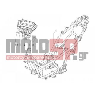 Gilera - NEXUS 250 SP E3 2007 - Frame - Frame / chassis - 432142 - Βίδα M6x60