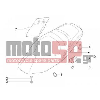 Gilera - NEXUS 250 SP E3 2007 - Body Parts - Saddle / Seats - 709047 - ΡΟΔΕΛΛΑ