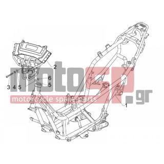 Gilera - NEXUS 300 IE E3 2010 - Frame - Frame / chassis - 432142 - Βίδα M6x60