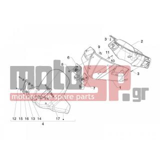Gilera - RUNNER 125 ST 4T E3 2011 - Body Parts - COVER steering - 258249 - ΒΙΔΑ M4,2x19 (ΛΑΜΑΡΙΝΟΒΙΔΑ)
