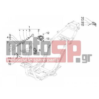 Gilera - RUNNER 200 ST 4T E3 2009 - Electrical - Locks - 434541 - ΒΙΔΑ M6X16 SCOOTER CL10,9