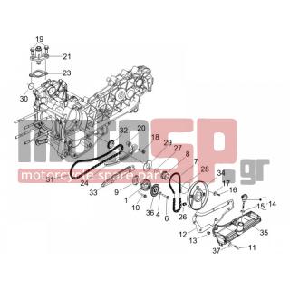 Gilera - RUNNER 200 VXR 4T 2006 - Engine/Transmission - OIL PUMP - 840510 - ΤΕΝΤΩΤΗΡΑΣ ΚΑΔΕΝΑΣ SCOOTER 125200 4T