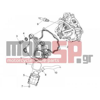 Gilera - RUNNER 200 VXR 4T 2006 - Engine/Transmission - COVER head - 828421 - ΚΑΠΑΚΙ ΑΝΑΘ ΚΕΦ ΚΥΛΙΝΔ 125350 4Τ
