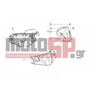 Gilera - RUNNER 200 VXR 4T E3 2006 - Body Parts - COVER steering - 258249 - ΒΙΔΑ M4,2x19 (ΛΑΜΑΡΙΝΟΒΙΔΑ)