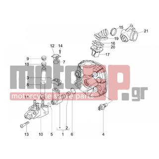 Gilera - RUNNER 50 PURE JET SC 2006 - Engine/Transmission - Throttle body - Injector - Fittings insertion - 15597 - Βίδα TBIC