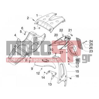 Gilera - RUNNER 50 PURE JET ST 2008 - Body Parts - Aprons back - mudguard - 259348 - ΒΙΔΑ M 6X18 mm ΜΕ ΑΠΟΣΤΑΤΗ