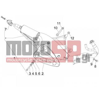Gilera - RUNNER 50 PURE JET ST 2008 - Exhaust - silencers - 848766 - ΒΙΔΑ