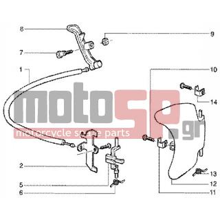 Gilera - RUNNER 50 SP < 2005 - Body Parts - COVER GAS - 573716 - ΓΛΩΣΑΚΙ ΠΟΡΤ ΒΕΝΖ PUNNER