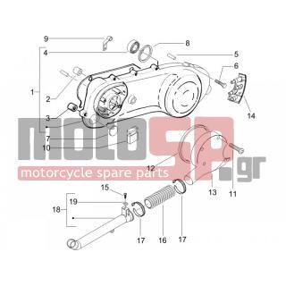 Gilera - RUNNER 50 SP 2007 - Engine/Transmission - COVER sump - the sump Cooling - 949547 - ΣΩΛΗΝΑΣ ΑΕΡΑΓ RUNNER 50