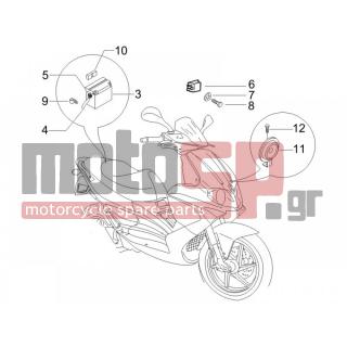 Gilera - RUNNER 50 SP SC 2006 - Electrical - Relay - Battery - Horn - 434541 - ΒΙΔΑ M6X16 SCOOTER CL10,9