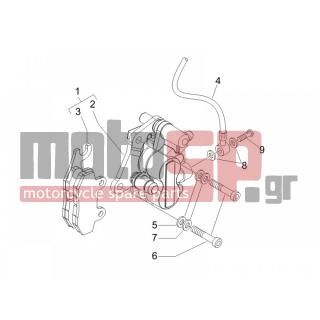 Gilera - STALKER 2008 - Brakes - brake lines - Brake Calipers - 15792 - Βίδα M8x30