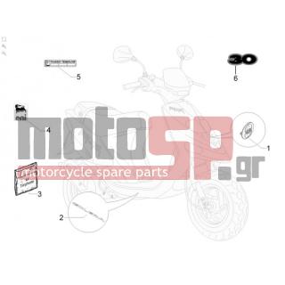 Gilera - STALKER 2010 - Body Parts - Signs and stickers - 576744 - Πλακέτα 