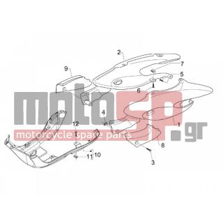 Gilera - STALKER 2008 - Body Parts - Side skirts - Spoiler - 259348 - ΒΙΔΑ M 6X18 mm ΜΕ ΑΠΟΣΤΑΤΗ