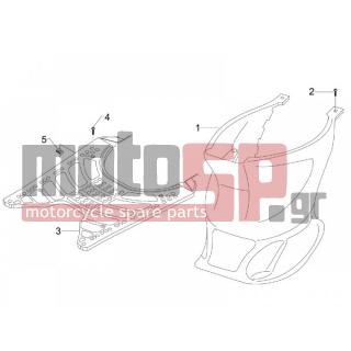 Gilera - STALKER NAKED 2008 - Body Parts - Central fairing - Sill - 299101 - Πόρτα