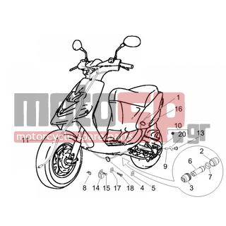 Gilera - STALKER SPECIAL EDITION 2008 - Frame - cables - 231590 - ΕΛΑΣΜΑ