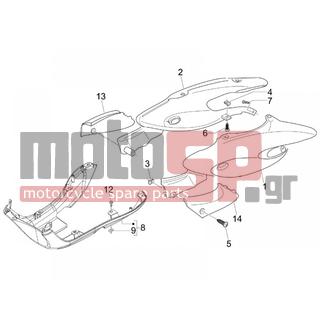 Gilera - STALKER SPECIAL EDITION 2008 - Body Parts - Side skirts - Spoiler - 259348 - ΒΙΔΑ M 6X18 mm ΜΕ ΑΠΟΣΤΑΤΗ