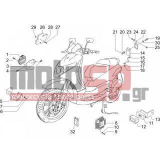 PIAGGIO - BEVERLY 400 IE E3 2007 - Electrical - Voltage regulator -Electronic - Multiplier - 639110 - ΣΤΑΘΕΡΟΠΟΙΗΤΗΣ SCOOTER 250IE500
