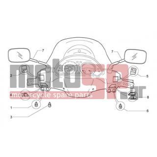 PIAGGIO - BEVERLY 500 < 2005 - Electrical - Electrical controls - 294341 - Headlight selector
