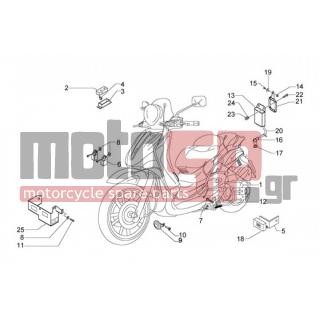 PIAGGIO - BEVERLY 500 < 2005 - Electrical - Electrical devices - 584218 - Βάση