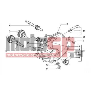 PIAGGIO - BEVERLY 500 < 2005 - Engine/Transmission - COVER hub - 8320525 - ΚΑΠΑΚΙ ΔΙΑΦΟΡΙΚΟΥ SCOOTER 400500 CC